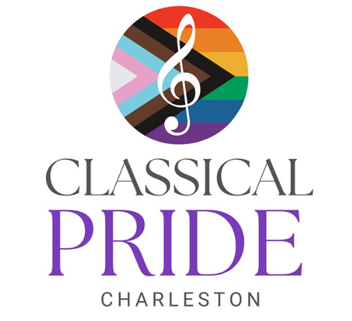 A white treble clef overlays a circle with the